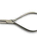 V Stop Dental Plier For Orthodontic Archwire Forming Loop Notch V Bend Tool For Braces Stainless Steel Autoclavable 14.5cm Side View