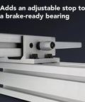 Gray L Handle Linear Bearing Brake Kit With Adjustable Stop For 40 Series 80 20 Ready Bearings Semi Permanent Positioning