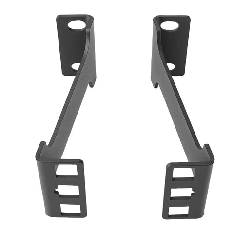 Rock Solid 1U Server Rack Depth Extender And 4 Inch Recessed Rack Mount Adapter Kit with adjustable brackets for server cabinets.