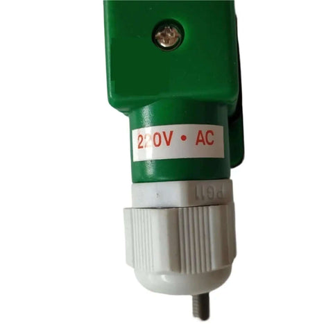 AC220V Escalator Brake Electromagnet Spare Part For Elevators, close-up view of green and white electromagnet component