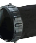 Heavy Duty Planer Dust Collection Bag With Direct Bolt Mount Hardware No Fuss Install For Jobsite Power Tools And Shop Vacuums showing the durable black fabric and mount.