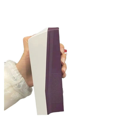 Top Shelf Portable Surface Roughness Tester With Sleek Detachable Color Display held in hand, showcasing its compact size and ergonomic design.