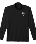 Black Paramotor Ready Paragliding Quarter Zip Top For High Performance Flying With All Day Comfort And Moisture Wicking Polyester UPF 50