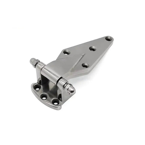 Heavy Duty Folding Hinge 304 Stainless Steel For Industrial Cabinet Doors Built Like A Tank Pro Level Rust Free Durable Commercial Hardware, side view.