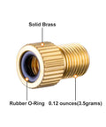 Presta To Schrader Bike Valve Adapter Brass Conversion For No Fuss Tire Inflation With A Standard Pump Or Air Compressor Leak Proof