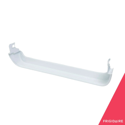 Door Shelf Retainer Bar for Refrigerators White Replacement Part 240383801 easy install durable kitchen accessory, side view
