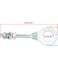 15mm Chain Tensioner Adjuster Bolt On Upgrade For Predator 212cc 196cc 6.5HP Mini Bike with measurements.