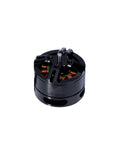 Top Shelf BE1806 Brushless Motors Four Pack Black 1400KV 2300KV 2700KV for RC Multirotor and Fixed Wing FPV Racing Drones, close-up view.