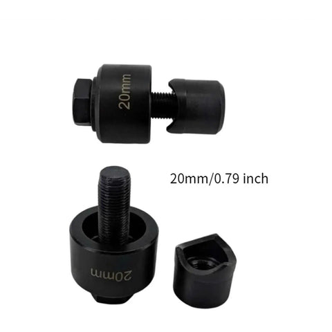 20mm die piece from Three Piece Metal Sheet Knockout Box Hole Cutter Conduit Punch Die Set For Clean Precise Holes Heavy Duty Bearing Steel