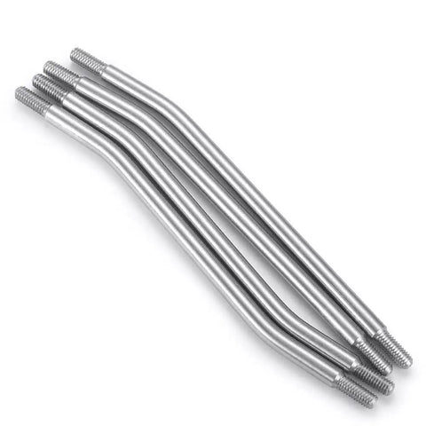 Stainless Steel Link Rod And Linkage Upgrade Kit For 313mm Wheelbase TRX4 1X10 RC Crawler Beefed Up Suspension Durable Wear Resistant Heavy Duty Performance