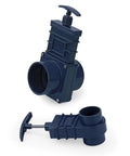6 Inch Knife Gate Drain Valve For Sewage And Water Systems Heavy Duty Plastic Design With Slick Smooth Shutoff and Rock Solid 1.6 Mpa Pressure Rating