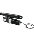 Killer Heavy Duty Hydraulic Linear Actuator Featuring Fast Speed Regulation And Two Way Self Locking Design For Smooth Industrial Lifts and Tough Site Prep Jobs Built Ridiculously Strong, close-up view with black finish.
