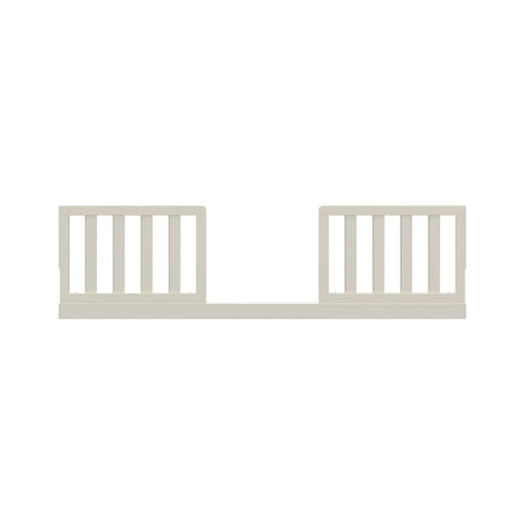 Storkcraft Toddler Safety Guardrail Kit With Slats In Frosted Oat Finish Dual Guard Rails For Crib To Toddler Bed Switch GREENGUARD Gold Certified Safe