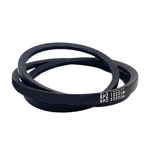Ultra Tough Narrow V Belt For High Speed Machinery, Oil Resistant Rubber Transmission Belt, SPZ1222LW size visible