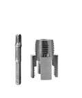 Heavy Duty Pvc Pipe Threader Cuts Internal And External Threads With Zero Sweat Fits Any Standard Power Drill.