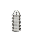 M12 X 45Mm 304 Stainless Steel Spring Ball Plunger with ribbed design for secure positioning and easy hex adjustments.