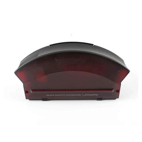 Beefed Up Dust Bin Replacement For Roomba 800 And 900 Series Vacuums With Bigger Capacity AeroVac Bin Fits 870 880 960 Models Not Compatible With 890 Or 980 Easy Install Keeps More Dust In Check. Image of the upgraded AeroVac dust bin showing red and black design.