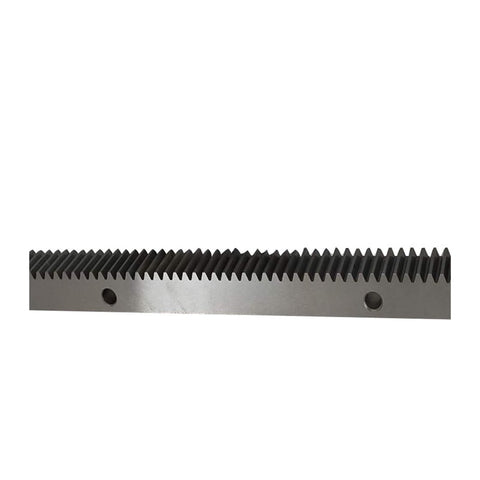 External Gear Rack 1M Long 1Mod 500mm CNC Ready With Precision Straight Teeth for Accurate Linear Motion, Made from 45 Steel