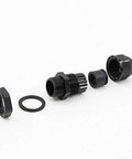 Waterproof Nylon Cable Glands Kit 40 Pcs Set With Eight Per Size Adjustable Wire Glands Joints For Outdoor And Industrial Use Fits PG7
