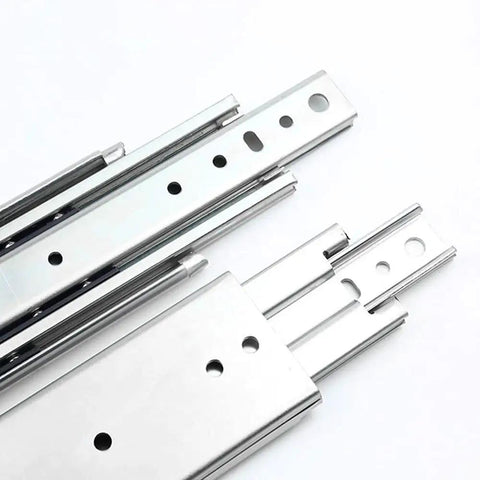Beefy Extra Long Full Extension Drawer Slides 60 to 80 Inches Heavy Duty with Lock, steel tracks, smooth ball bearing runners