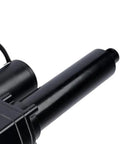 24V Linear Actuator 341008 Direct Swap For Serco Dock Levelers Smooth 4 Inch Stroke Unit close-up view of the motor and stroke.