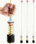 Heavy Duty Top Load Washer Suspension Rods Four Pack Smooth Operator Shock Stabilizers Compatible With Samsung WA50R5400AV WA45T3200AW, showcasing a hand gripping a rod.