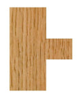 Flat interlocking joint created by Straight Tongue And Groove Router Bit Set One And One Quarter Inch Diameter One Half Inch Shank Three And One