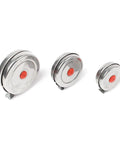 Top Shelf Stainless Steel Tape Measure For Woodworking And Diy Jobs With Dead On One Millimeter Accuracy, three sizes.