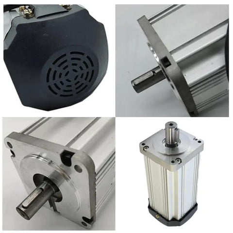 650W 80mm Workhorse Single Phase Brushless DC Motor With Driver Kit, Hall Sensor, low noise, 3000/6000 RPM, 2.07/1.03 N.m torque