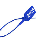 Top Notch 2026 Dated Blue Fire Extinguisher Tamper Seals UL Listed 1000 Count Pack, blue plastic safety seal for commercial use.