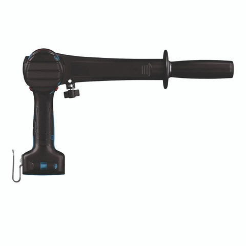 Side view of PROFACTOR 18V Connected Ready Half Inch Hammer Drill and Driver Bare Tool with extended handle