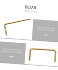 Premium Gold Plated Satellite Stabilizer Wires For Mechanical Keyboards displayed at an angle, showcasing durable design and gold finish.