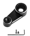 Aluminum Servo Horn Arm Upgrade For One Eighteen Scale Traxxas TRX4M TRX4MT RC Crawler Stock Servo Replacement Black Anodized Finish