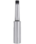 Taper drill sleeve MT4 to MT4 reducing adapter for lathe and milling machines, silver metal