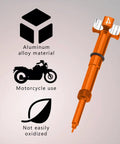 Rugged Aluminum Air Fuel Mixture Screw Adjuster For Carburetors Universal Dirt Bike Tuner With Anodized Orange Finish Easy Turn Adjustment