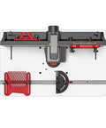 Benchtop Portable Router Table With Above Table Lift And Dual Sided Bit Storage Fits RT1323 00 And RT1322 00 Routers Not Included
