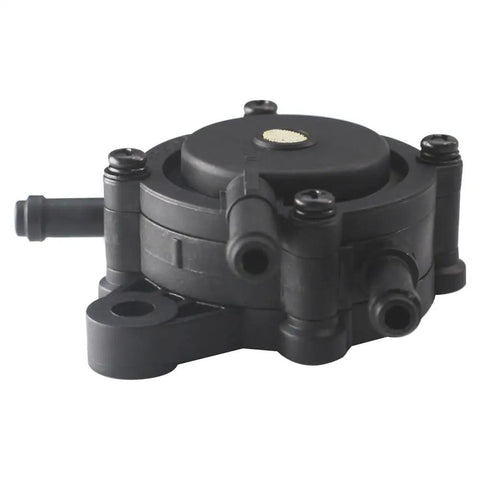 3 Port Vacuum Fuel Pump For Small Engine Lawn Mower And Tractor, Universal Replacement With Durable Black Plastic Body