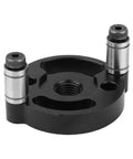Close-up of Self Centering Doweling Jig Handheld Drill Guide Pro Grade For Precise Furniture Assembly with aluminum alloy body.