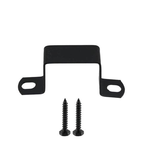 Heavy Duty 304 Stainless Steel Square Tube Clamps 10 Pack Rock Solid Rattle Free Tubing Strap with screws for secure mounting.
