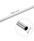 Industrial Grade 304 Stainless Steel Capillary Tubing 16mm Outer Diameter 0.5mm Wall Thickness 400mm Length Built For Machinery And Industrial Systems Beefy Heavy Duty Tubing, 400mm tube end close-up