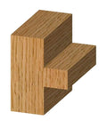 Straight Tongue And Groove Router Bit Set One And One Quarter Inch Diameter One Half Inch Shank Three And One Eighth Inch Overall Length Carbide Tipped For Durable Flat Interlocking Joints And Woodworking Projects creating interlocking wooden joint