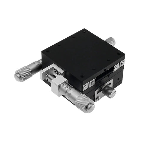 Manual Sliding Micrometer Table For X Y Z Axis Precision Optical Table Guide Rail Displacement Platform With XY Axis Right Setup