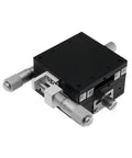 Pro Grade Micrometer Table With Manual Sliding Stage For X Y Z Axis Precision Positioning Optical Table Guide Rail Displacement Platform Left X Axis With Durable Build, black and silver metal design