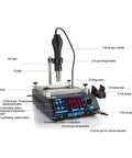 Dual Function Hot Air And Preheating Station For PCB Repair, 1150W Desoldering System showing controls and components