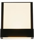 Slick 24 Inch Vanity Light With Three LED Sconce Bars, 3000K Warm White, Integrated 30W 180W Equivalent, black frame, front view