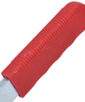 Close-up of the joystick control handle of a Heavy Duty Horizontal Toggle Clamp 630Kg With Stable Joystick Control For Machine Operations Welding Woodworking Jigs And Fixtures Built Tough Iron And Plastic Build For Tough Applications, showing the red grip texture.