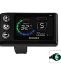 LCD Display For Ebike And Scooter 24V To 72V Smart Color Meter With Waterproof Connector, OMD 2 Communication shown on screen