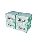 Four green-and-white Kimtech KimWipes Delicate Task Wipers boxes, 286 sheets per box.