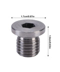 Must Have Oil Drain Plug And Washer Kit For Polaris Ranger XP 1000 900 800 700 570 General Fits All Models From 2013 To 2025 Without Diesel Engine Problems Super Secure Gasket Seal. steel oil drain plug, 1.7cm x 1.6cm