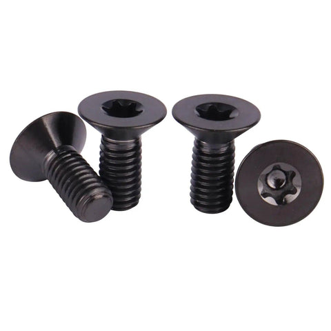 4 Pack Titanium Bolts M5x12mm Countersunk Torx Head Screws Black Coated Grade 5 6AL4V Lightweight Built Tough Fasteners For RC Cars Drones Bikes And DIY Projects
